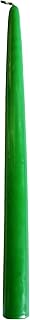 24 PCS Tall Taper Candles 11 Â½â€ Green Verde UNSCENTED Dinner Candle Sticks