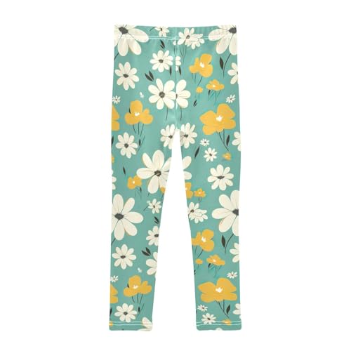 Girls' Leggings Flowers Florals Kids Yoga Tights Pants 1 Pack 208578322