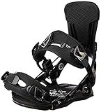País de origen: China SP United Slab Fijaciones para Snow, Unisex Adulto, Negro, Medium