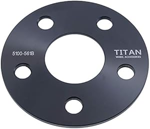 Single 3mm 5x114.3 Hubcentric Wheel Spacers fits Toyota Camry MR2 Supra Lexus IS250 IS350 (60.1 bore)