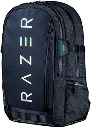 Razer Rogue Backpack V3 15inch - Chromatic Edition ゲーミング バックパック 大容量 15インチノートPC収納 防水加工 耐摩耗 ホログラフィックロゴ 【日本正規代理店保証品】 RC81-03640116-0000