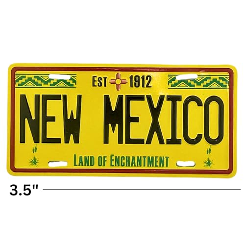 Imán Decorativo Placa New Mexico 3.5 Pulgadas miniatura 4
