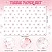 Sanixin 100 Sheets Pink Bow Tissue Paper for Gift Wrapping Cute Polka Dot Coquette Decorative Tissue Paper for Baby Shower Wedding Bachelorette Party DIY Craft, 14 x 20 Inch