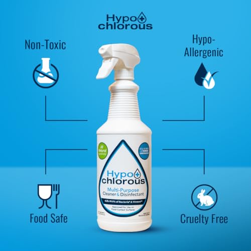 Hypo+Chlorous Hypochlorous Acid Spray For Home 1 Gallon - Cleaner & Disinfectant – Safe for Kids & Pets – Multi-Purpose Hypochlorous Acid Cleaner – Eco-Friendly HOCl Spray - Thumbnail 5