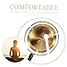 Mikinona 1set Delicate Temple Yin Qing Copper Bell with Mallet Premium Buddhist Supply for Meditation Rituals Crisp Sound Fine Craftsmanship for Home Temple and Ancestral Use