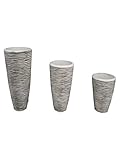 3er Set Amphore Vasen Set Steinvase Blumenkübel Torvasen Amphorenvase Türvasen Blumenkübel