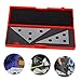 PartyKindom 2pcs Block Set Manganese Machinist Tools for Accurate Angle Measurements Woodworking Metalworking and Industrial Applications
