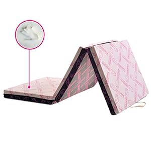 GEEMMA s.r.l. Matelas Futon MEMORY 80 x 200 cm pliable haut 11 cm qui se plie, devient également confortable assise. Tissu hypoallergénique déhoussable et lavable.