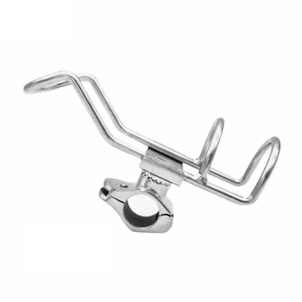 CIOPLJHKL Fishing Rod Holder 316 Stainless Steel Easy Installation Pole Bracket Mount for Sailboats Boats Boat Dock Kayak For Boat Yacht Kayaks(32mm)