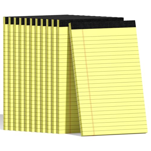 Bloc-notes universitaires lignés avec 360 feuilles pour fournitures de bureau et étudiants