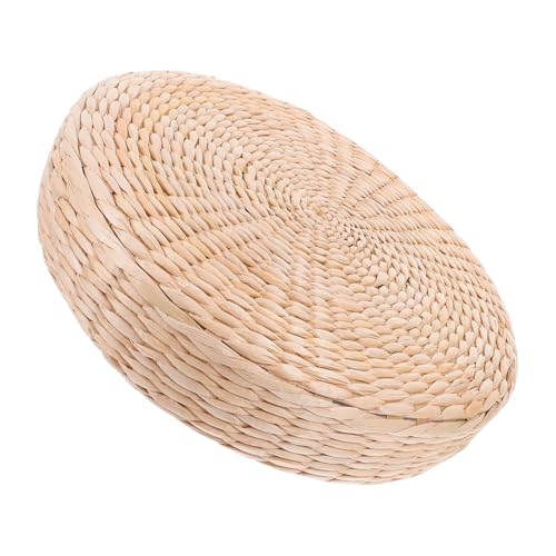 OUNONA cojín futón de Refuerzo de Yoga Almohadilla para Sentarse de futón de ratán Almohada de de Tatami Cojines de Asiento de Ventana de totora Khaki