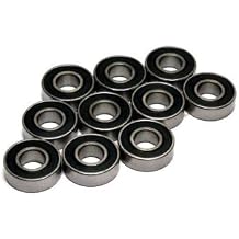 RCS Model 698-2RS High Precision Bearing 8x19x6mm, 10pcs CS634