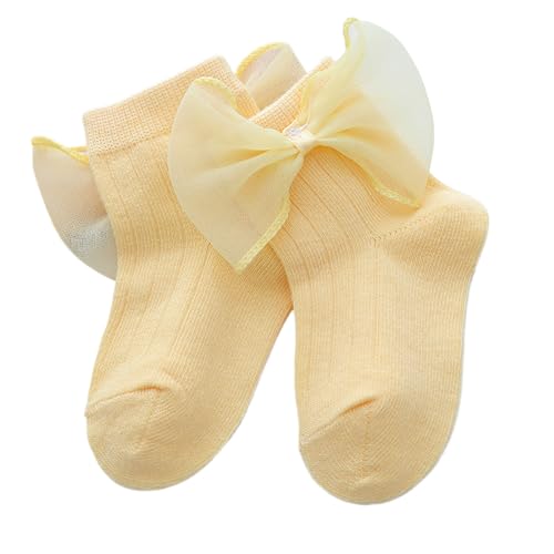 AntiSlip Ankle Socks For Baby Girls Boys Lace Bowknot Short Combed Cotton Infant Warm For Spring Baby Bowknot Socks