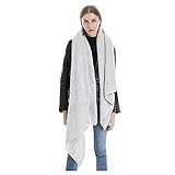 【Anwendungen】 Dieser modische Damen Schal kann zu jedem Anlass oder mit einem einfachen, täglich getragenen Schal getragen werden. Kann das ganze Jahr über getragen werden. Ein reizendes Geschenk für einen Jahrestag, eine Hochzeitszeremonie, eine Geburtstagsfeier, ein Weihnachten, ein neues Jahr oder ein Geschenk.