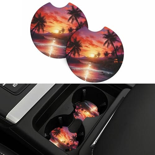 Portavasos de Auto Juego 2 Piezas Negro Antideslizante miniatura 5