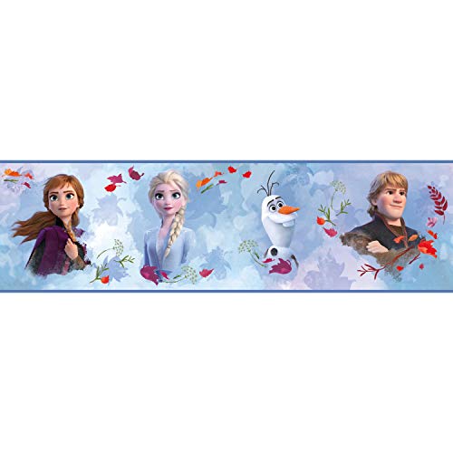 RoomMates Frozen 2 Peel and Stick Wallpaper Border | Removable | Kids Room