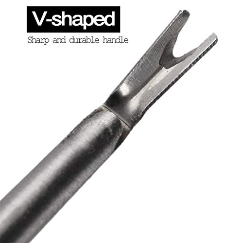 2 Stk Premium Nagelhautschieber Spatel Pusher, Edelstahl – Bild 3