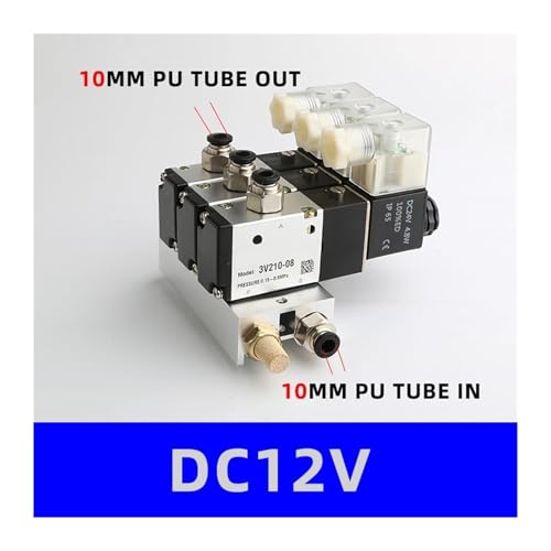 Bloc électrovanne normalement fermée 3V110-06-NC 10 voies compact 12V