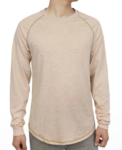 VATRENUS FR Shirts 4oz Lightweight Flame Resistant Crewneck 100% Cotton Mens Pre-Washed Fire Retardant Base Layer