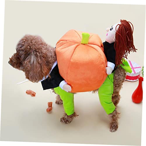 Disfraz de Calabaza Divertido para Perro Halloween Talla S miniatura 3
