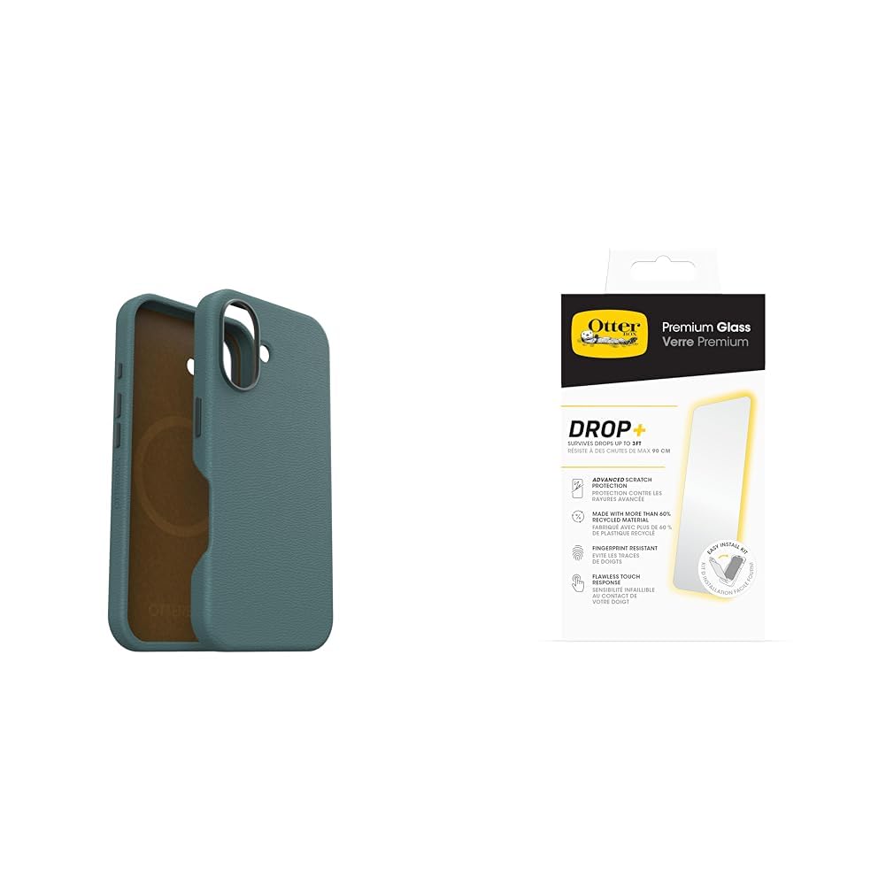 Coque OtterBox MagSafe iPhone 16 antichoc verte protection écran verre - 2