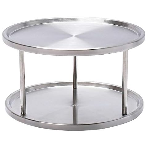 2 Tier Lazy Susan Turntable Organizer Cover