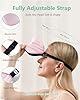 BeeVines 100% Real Mulberry Silk 2 Pack Sleep Mask, Natural Pure Silk Eye Masks with Adjustable Strap for Sleeping, 100% Block Light Eye Sleep Shade Cover, Reduces Puffy Eyes Traveling Gifts #4