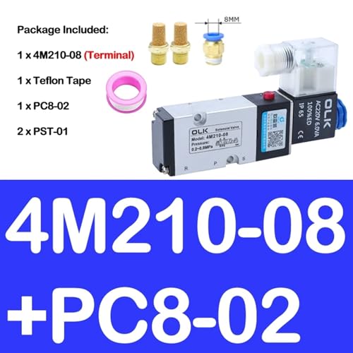 Électrovanne 4M310-08 contre les pertes de pression pneumatique - 3