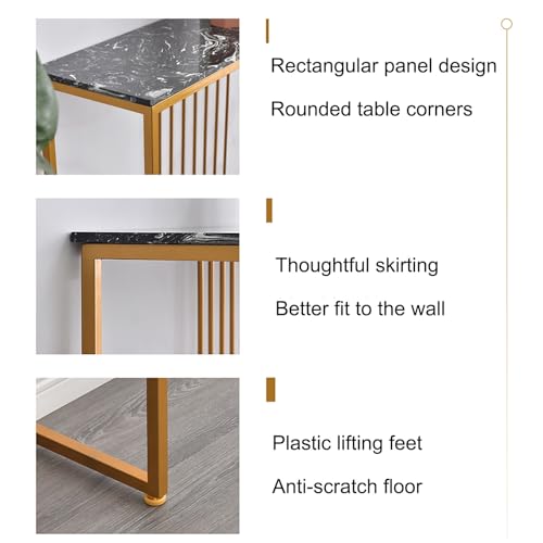 Mesa consola moderna de diseño geométrico para vestíbulos sofisticados 5