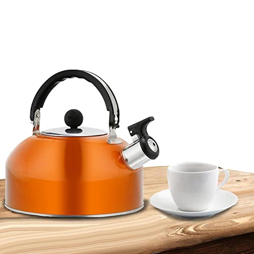 Leling Hervidor Sibilante – Hervidor Sibilante Inducción, Hervidor Sibilante 2,5 L INOX Teteras para Cocina, Mango… - Imagen 3