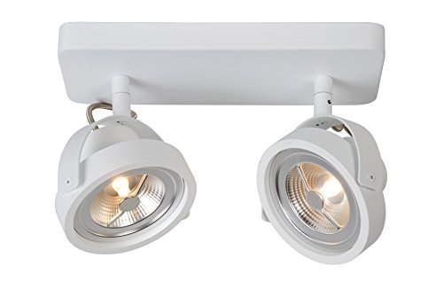 Preisvergleich Produktbild Lucide TALA LED - Deckenstrahler - LED Dim. - G53 (AR111) - 2x12W 2700K - Weiß