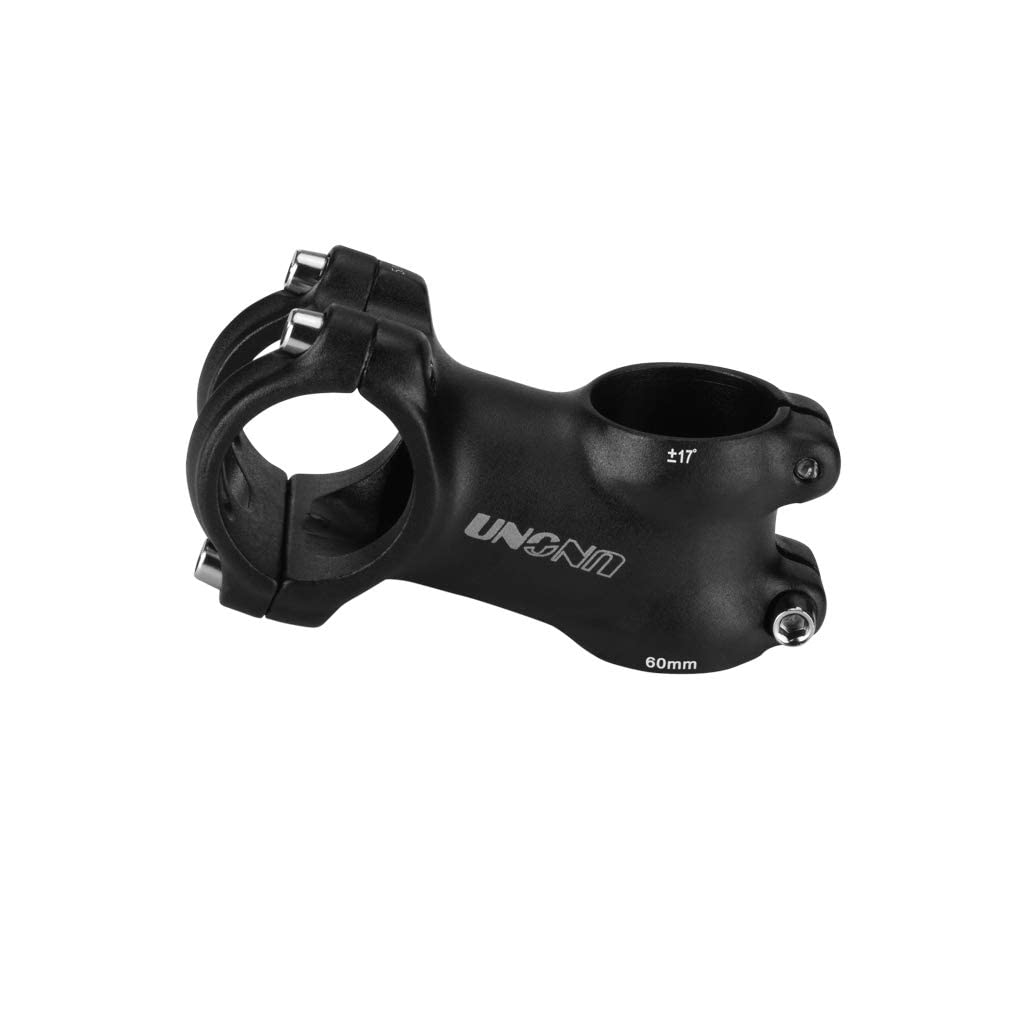 BESNIN 17 Gradi Attacco Manubrio 31,8 x 60/70/90/110/130mm Attacco Manubrio MTB Riser Extender Lega di Alluminio Stelo Bicicletta per Bici da Corsa, Mountain Bike, BMX, Ciclismo