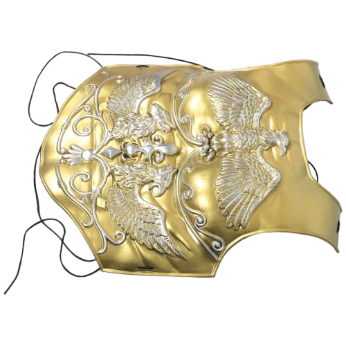 Armadura medieval ligera STOBAZA retro dorada unisex para disfraces de carnaval