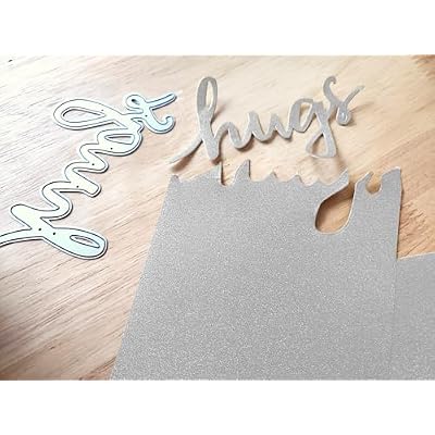 Iconikal Silver Glitter Cardstock, 24 Sheets, 8.5 x 11 Inches, No-Mess, Heavyweight Sparkle Paper for Crafts, Scrapbooking, Invitations & Party Decor