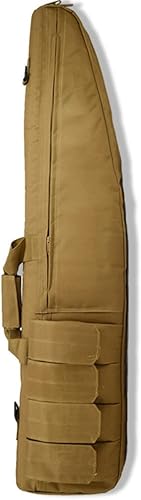 Funda suave para rifle de 38" 46" bolsa acolchada para pistola con bolsillo con cremallera para accesorios correa de hombro ajustable