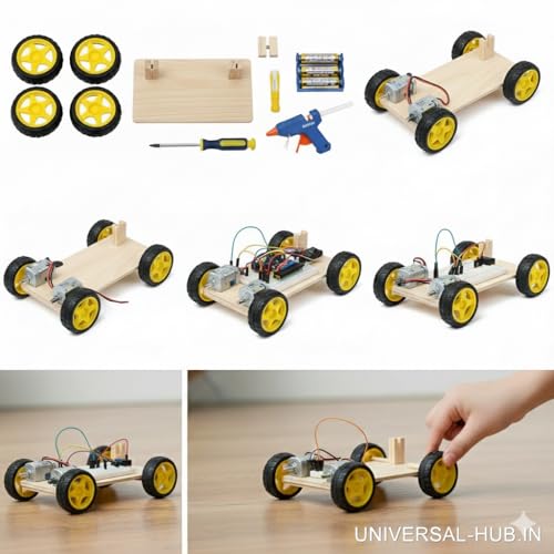 Image of (PACK OF 2) 65mm Rubber Tyre Yellow Wheel for BO Motor, Smart Car Robot & DIY Projects - High Grip DC Gear Motor Wheel for Toy Cars & Robotics