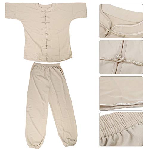 DAUERHAFT Uniforme Taichi durável de mistura de algodão Taichi terno de borda dupla design clássico