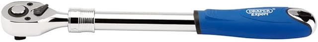 Draper 26800 1/2-Inch Square Drive 72 Tooth Extending Reversible Ratchet , Blue