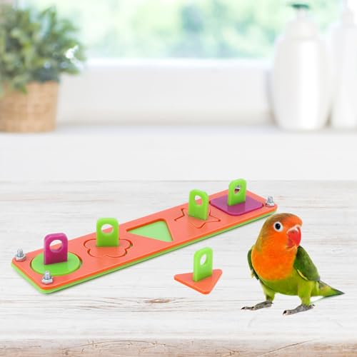 Jouet éducatif pour oiseaux stimule l'intelligence des perroquets - 5