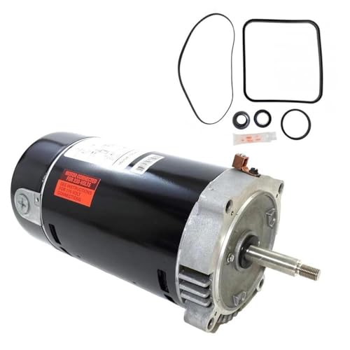 SP2605X7 Super Pump Motor Kit - for Puri Tech Hayward - UST1072 75 HP Single Speed 115-230 Volts 11.0-5.5 Max Amps 1.00 Service Factor Threaded Shaft 56J Frame 3450 RPM 60 HZ