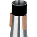 Pro Tec Protec Liberty Bass Trombone Aluminum Mute-Straight, Model ML108, Silver, Black, Brown