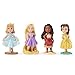 Disney Store Official Once Upon a Story Figure Set – 8 Fully Sculpted Disney Figures Including Cinderella, Ariel, Belle, Jasmine, Tiana & More in Double-Tiered Box with Scenic Backgrounds