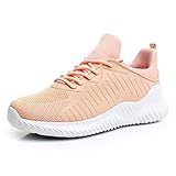 Flexibel und Leichte - Diese Damen Laufschuhe mit ca 0.8 Ib können frei gebogen werden. Leicht zum Tragen bei jeder Gelegenheit. Ohne Müdigkeit mit ihnen bei langzeitigem Stehen oder Laufen.