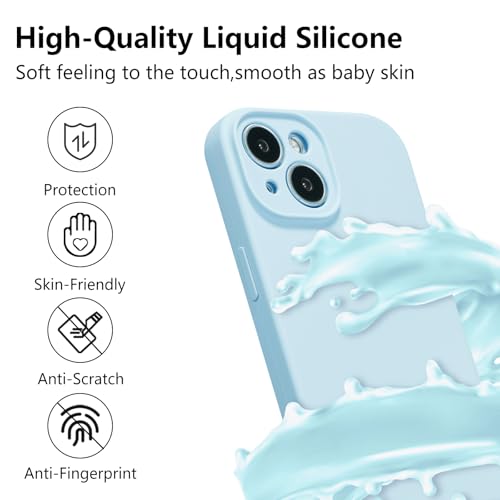 Coque iPhone 15 Plus silicone anti rayures et protection objectif - 2