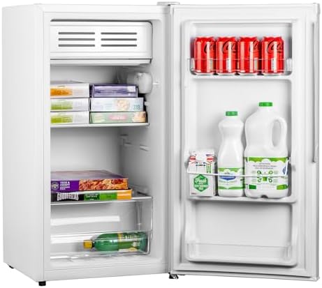 SIA 83L White Under Counter Fridge with Chiller & 2 Shelves - Image 2