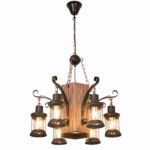 Lustre cage noir pour hauts plafonds suspension globe métal grand format luminaire séjour