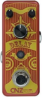 CNZ Audio Analog Delay Guitar Effects Pedal, True Bypass