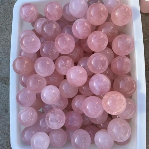 Esfera de cristal cuarzo rosa ornamental MDBJTCYZN bola decorativa mesa 600g 3