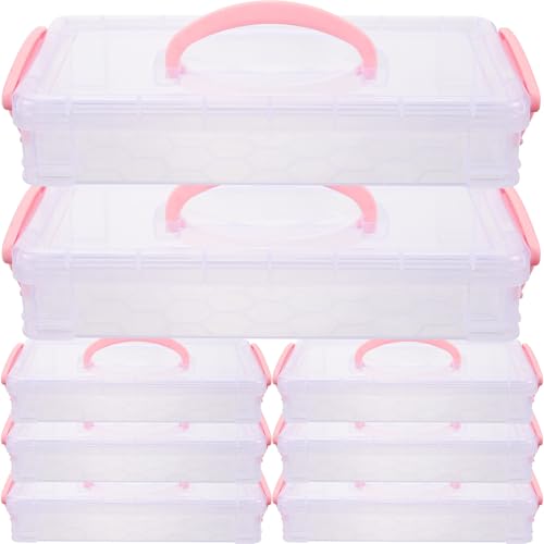 Boîte à crayons empilable et transparente pour trier efficacement 8 fois plus de stylos