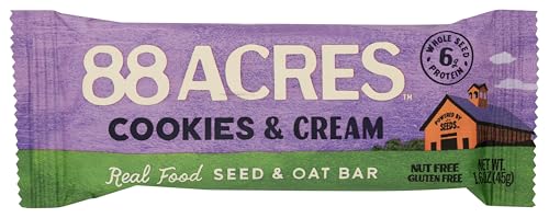 88 Acres Cookies and Cream Seed & Oat Bar 1.6 OZ